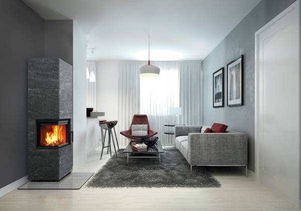 poêle en pierre ollaire de semi masse