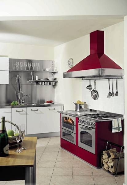 Installation d’une Cuisinière Combiné DEMANINCOR moderne alimentation bois avec four - DOMINO sur le secteur de Sadirac proche de Créon